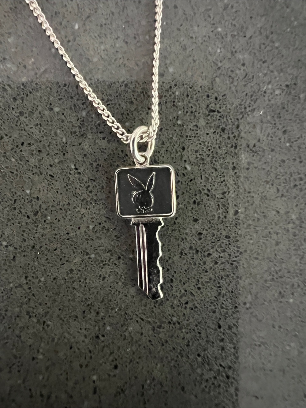 Vintage PLAYBOY Key Pendant Necklace